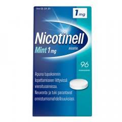 NICOTINELL MINT 1 mg imeskelytabl 96 fol