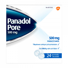 PANADOL PORE 500 mg poretabl 24 kpl
